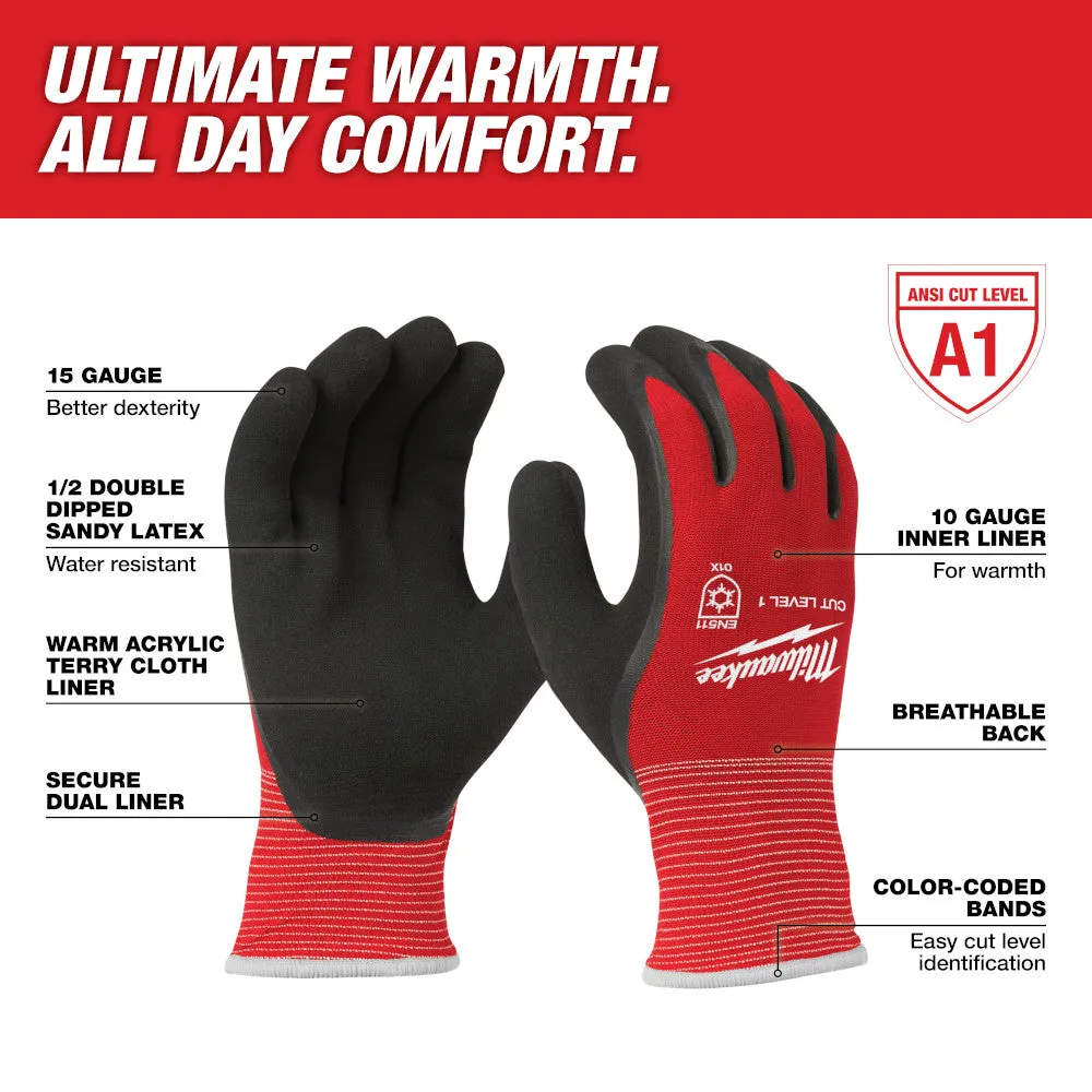 Milwaukee Cut Level 1 Winter Insulated Gloves