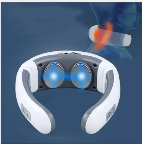 Multi-Functional Neck Traction Device, Electric Neck Massager with Dynamic Neck Stretching Heat Therapy