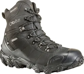 Oboz M Bridger 8" Insulated 13 Midnight Black