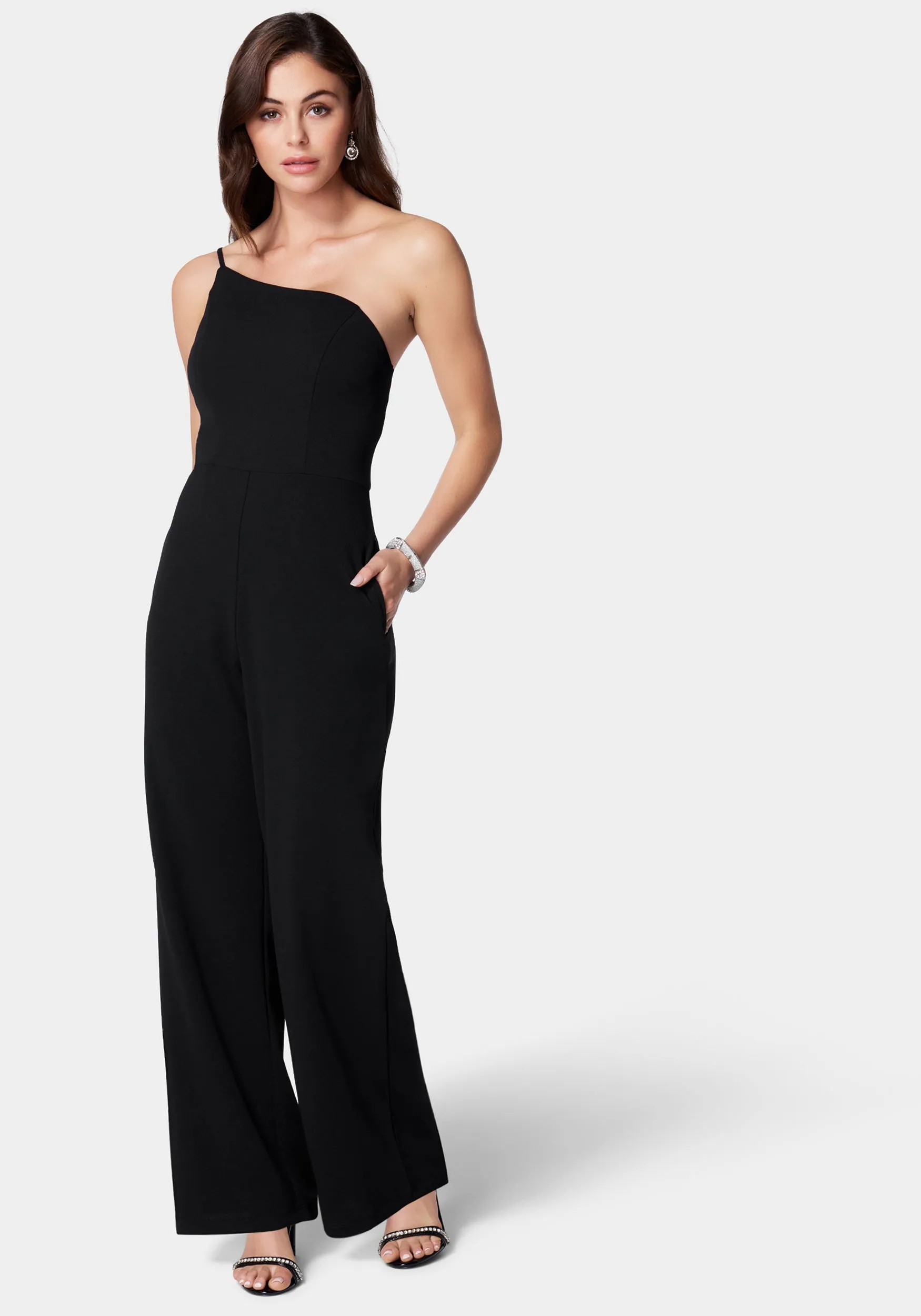 One Shoulder Core Jumpsuit