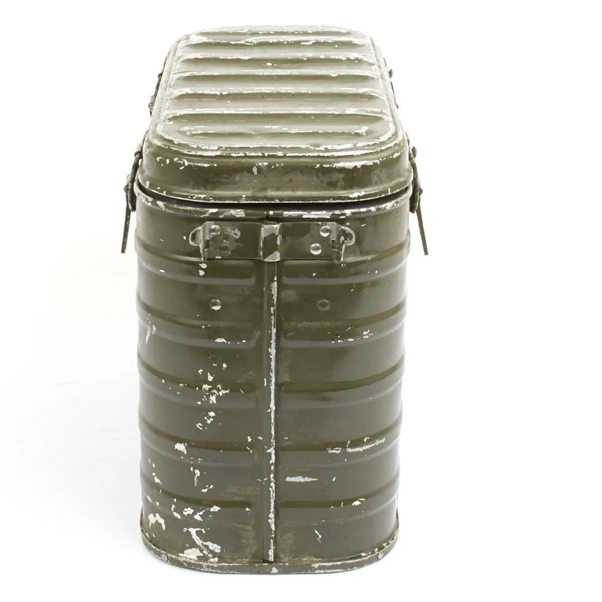 Original U.S. Vietnam War Style Military Aluminum Mermite Hot Cold Insulated Food Container