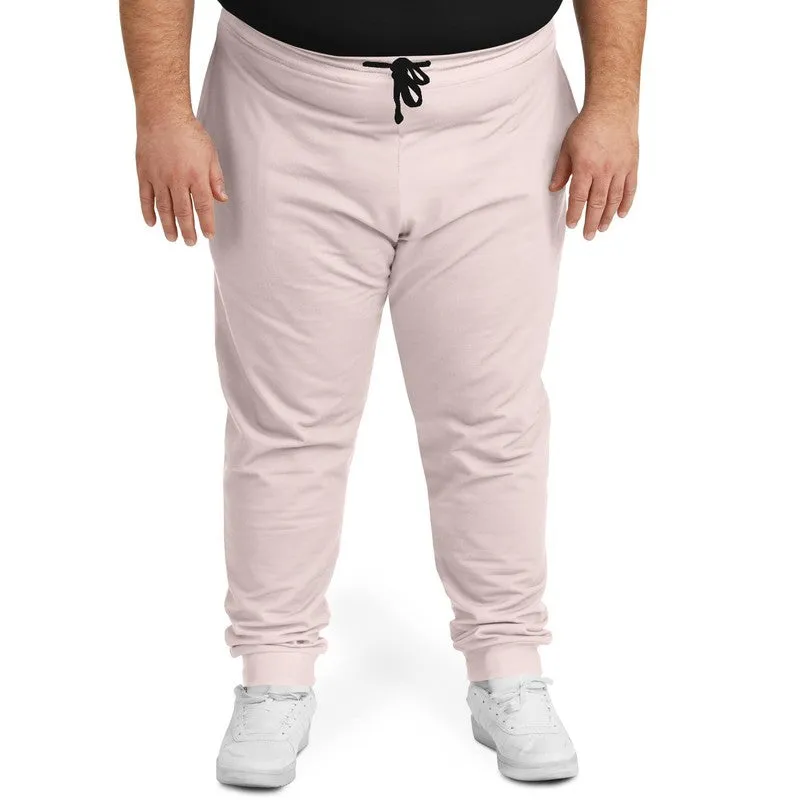 Pale Pink Joggers | Unisex | with PLUS sizes | Bright Pale Pink | C0M10Y5K0