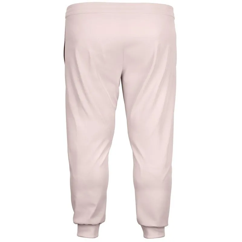 Pale Pink Joggers | Unisex | with PLUS sizes | Bright Pale Pink | C0M10Y5K0