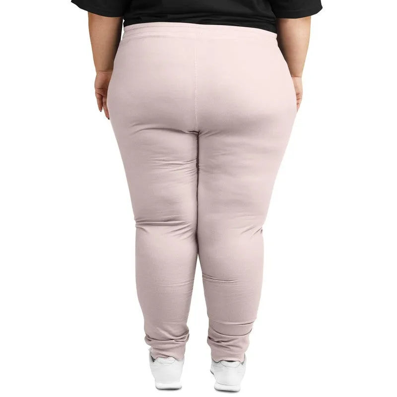 Pale Pink Joggers | Unisex | with PLUS sizes | Bright Pale Pink | C0M10Y5K0