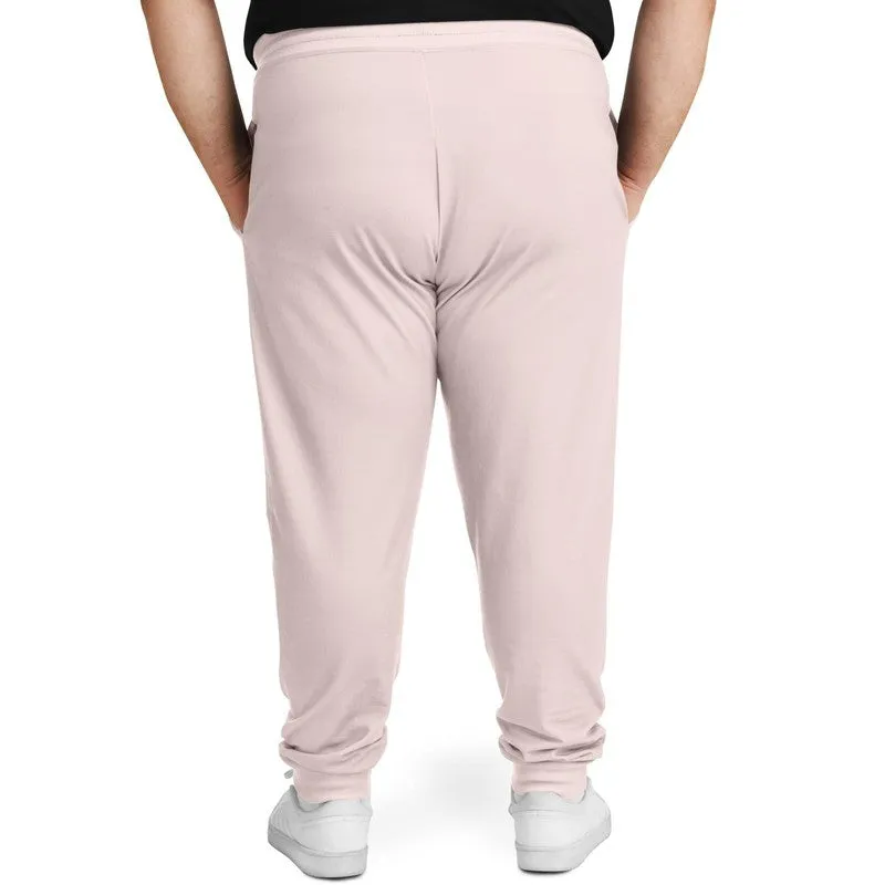 Pale Pink Joggers | Unisex | with PLUS sizes | Bright Pale Pink | C0M10Y5K0