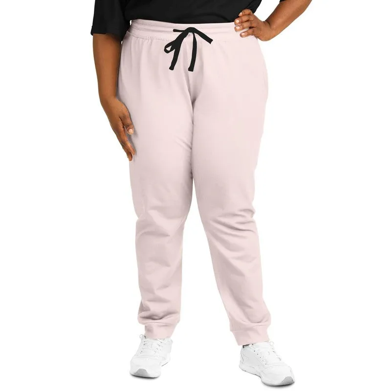 Pale Pink Joggers | Unisex | with PLUS sizes | Bright Pale Pink | C0M10Y5K0