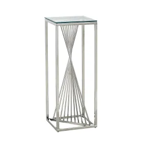 Prisma Glass Top Accent Table Large