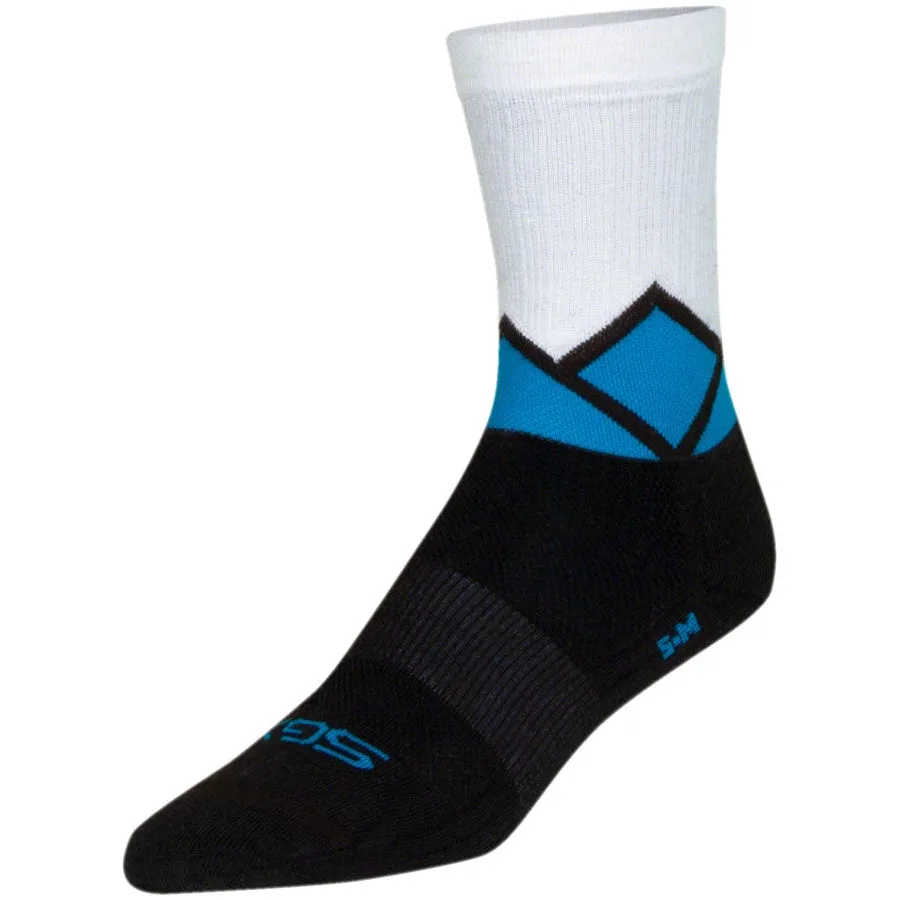 Range 2 SGX Wool Bike Socks - White/Black