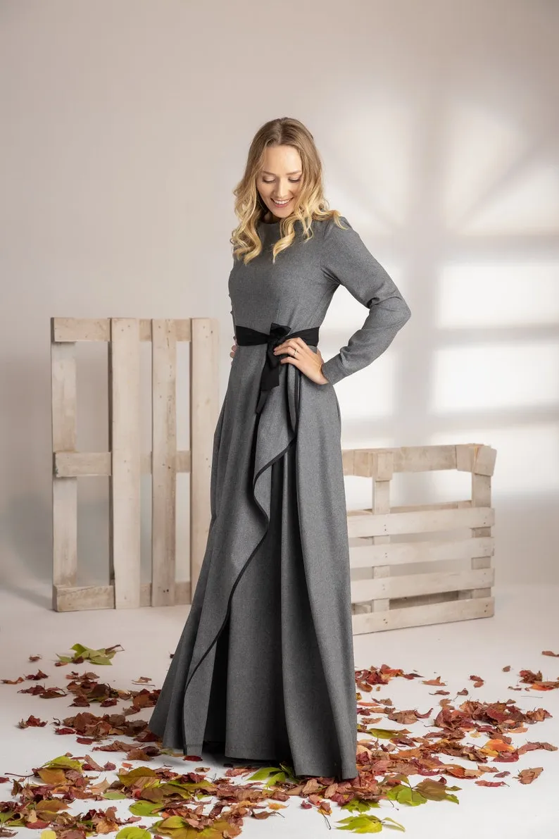 Romantic Maxi Winter Dress