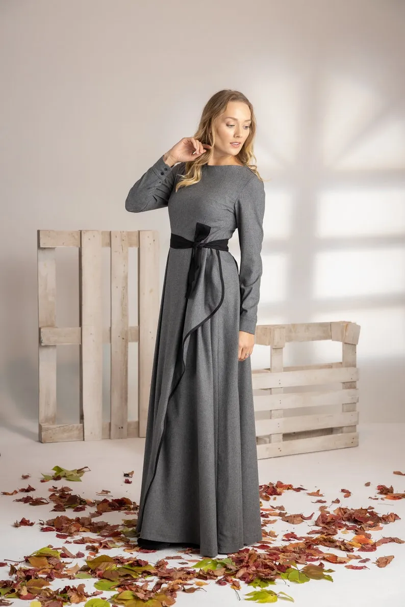 Romantic Maxi Winter Dress