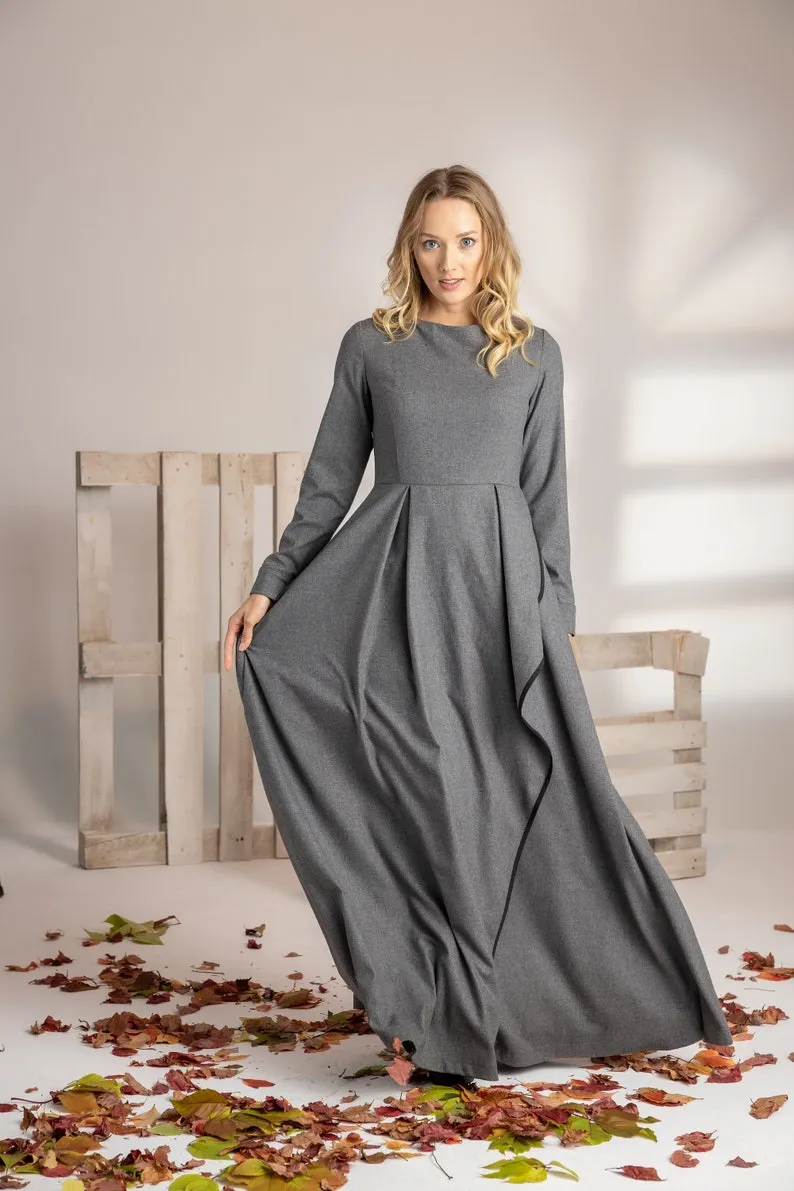 Romantic Maxi Winter Dress