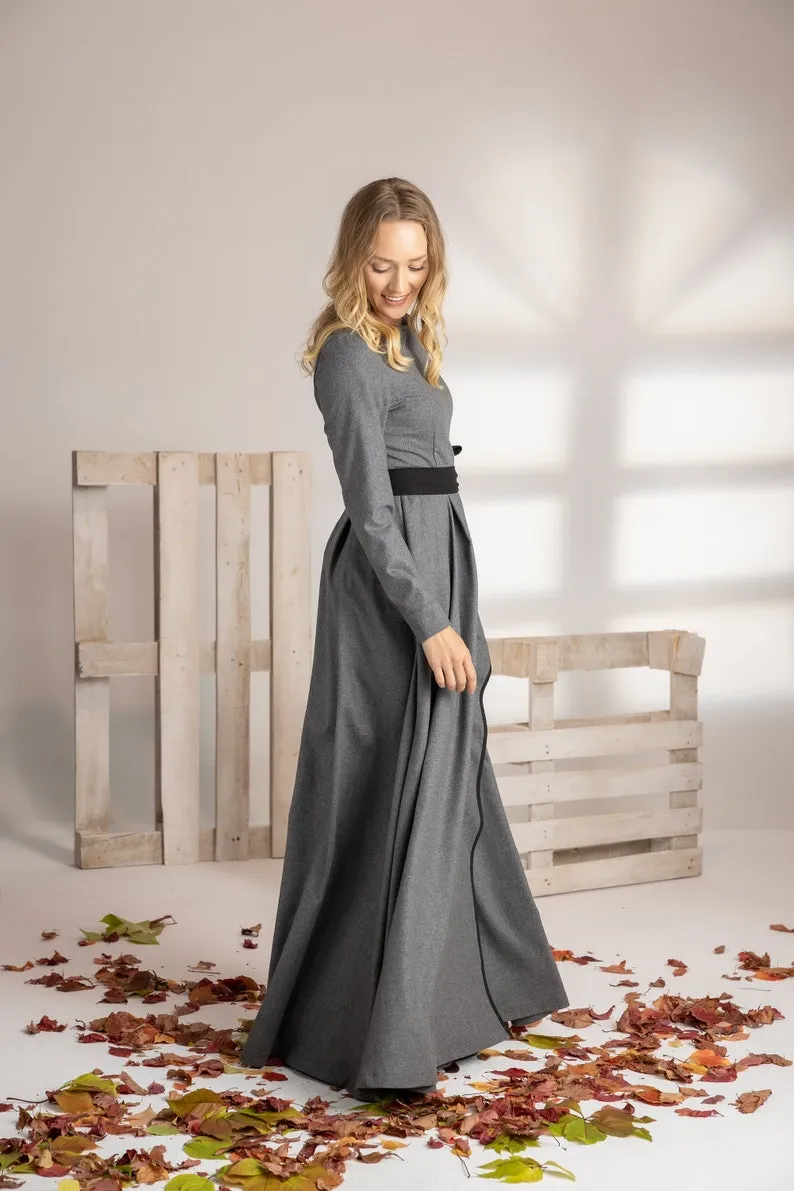 Romantic Maxi Winter Dress