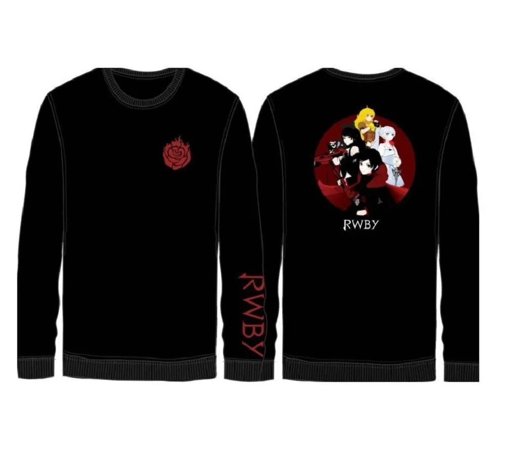 RWBY Anime Characters Long Sleeve Adult T-Shirt