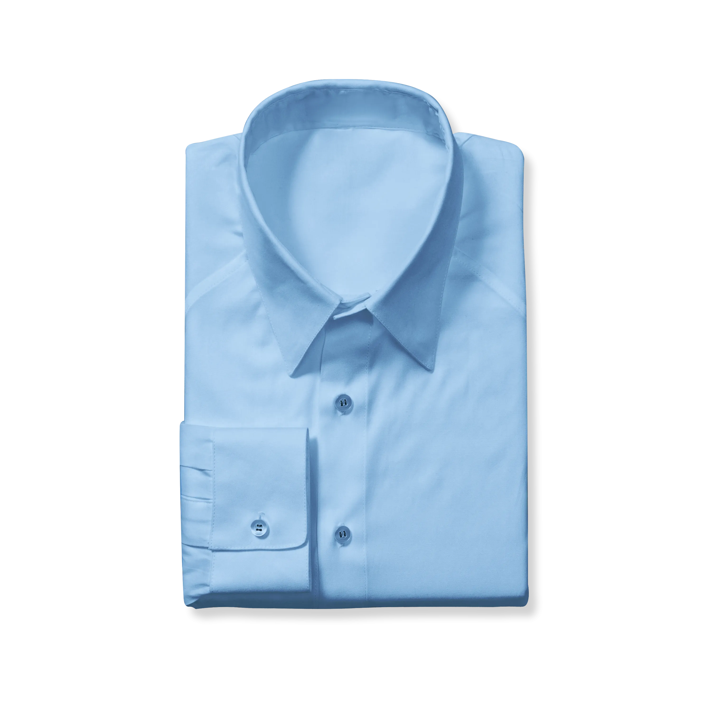 Slim Cut Light Blue Dress Shirt