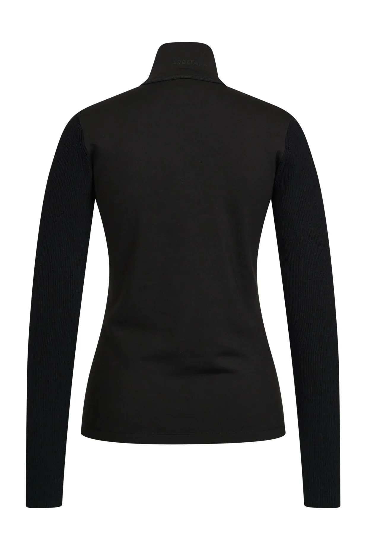 Sportalm Black Ski Base Layer with Lurex Pattern 1824515728