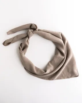 'The Classic' Washable Silk Scarf in Dove