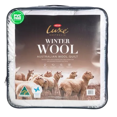 Tontine Luxe Australian Washable Winter Wool Quilt