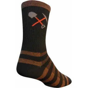 Trail Maintenance Wool Cycling Socks - 6 inch