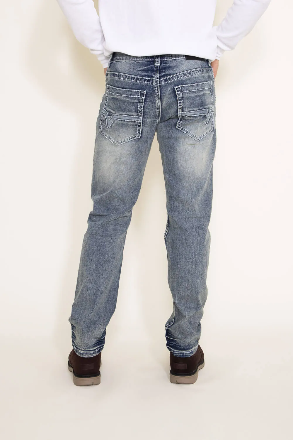 True Luck Melvin Straight Jeans for Men | TL15350136