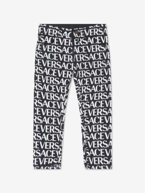 Versace Girls Logo Denim Jeans