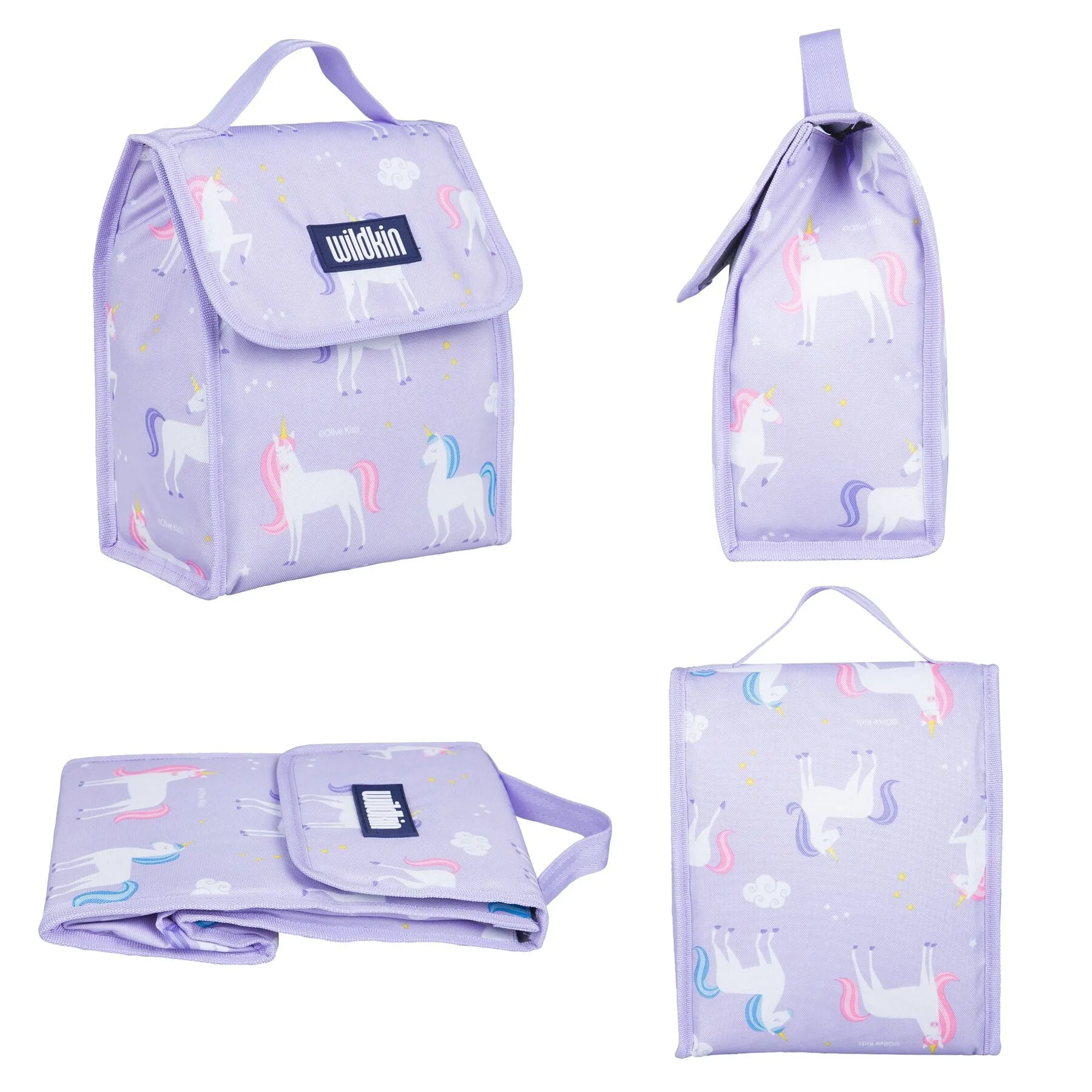 Wildkin Olive Kids Unicorns Lunch Bag [BPA-Free]