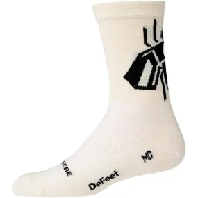 Wingnut Wool Bike Socks - White