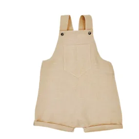 YaaYaa Overall Shorts- French Clay