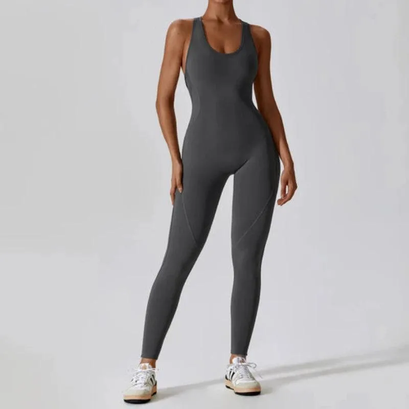 Yoga Jumpsuit Fitness Sports Overalls Gym Clothing Set